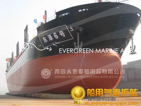 诚信永泰供应船用下水气囊充气橡胶气囊沉船助浮气囊