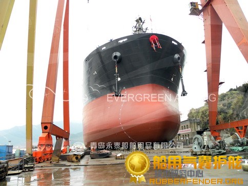 青岛永泰供应船用上排下水气囊橡胶充气气囊船舶气囊