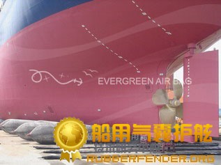 青岛永泰供应船用上排下水气囊充气橡胶气囊助浮气囊